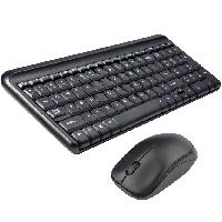 7500647004148 KID TECLADO  Y MOUSE QUARONI INALAMBRICO 2.4HZ COLOR NEGRO