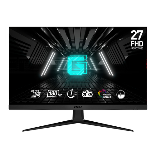 824142336328 MONITOR GAMER MSI G2712F 27 PULGADAS FULL HD 180HZ HDMIDISPLAYPORT NEGRO