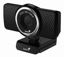 091163258391 CAMARA WEB GENIUS ECAM 8000 FULL HD 1080P AUDIOMICROFONO USB NEGRO 
