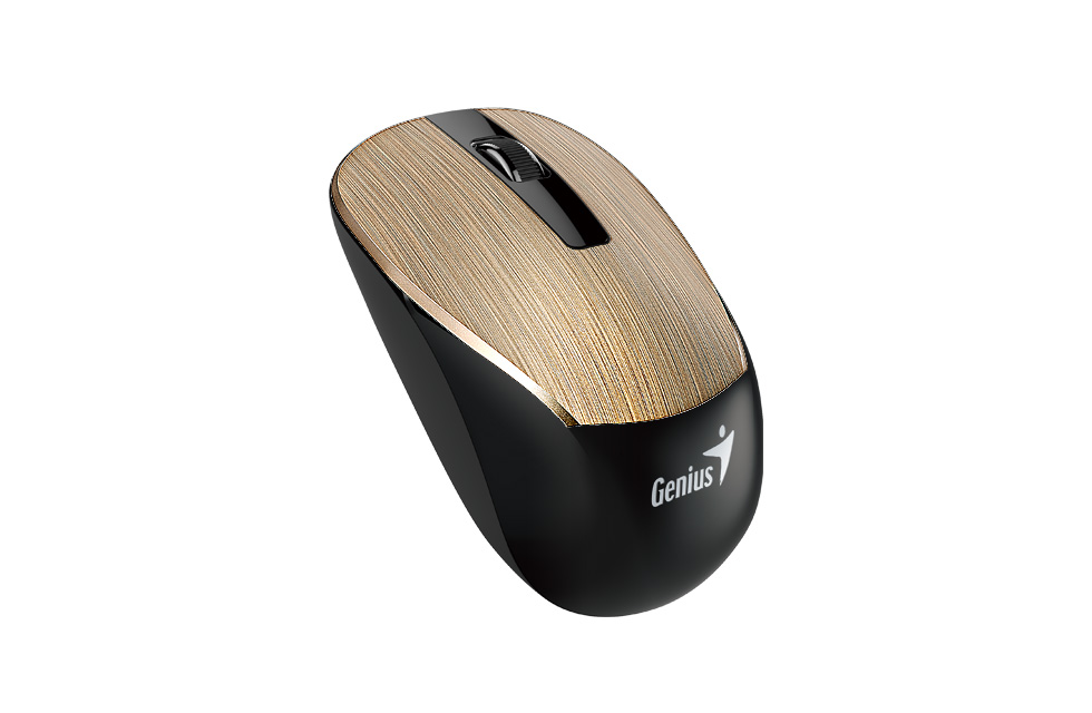 091163258681  MOUSE OPTICO GENIUS NX-7015 INALAMBRICO BLUEEYE 1200DPI USB 2.4GHZ NEGRODORADO 