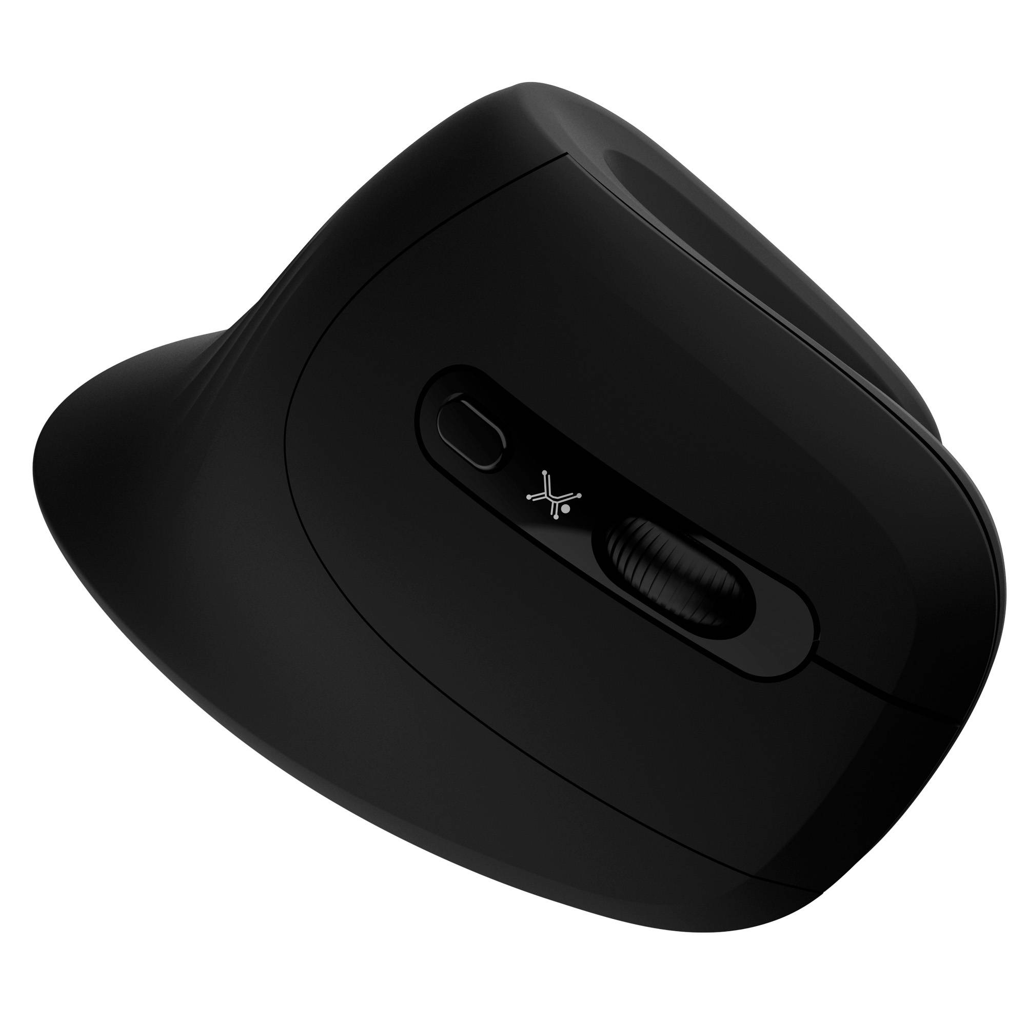 615604045199 MOUSE VERTICAL INALAMBRICO 800 A 1200 DPI SILENCIOSO CONECTOR USB ERGONOMICO PERFECT CHOICE SNOUSE-NEGRO