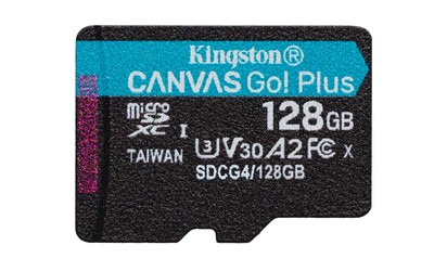 740617347944 MEMORIA MICRO SDXC KINGSTON 128GB CANVAS GO PLUS GEN4 V30 