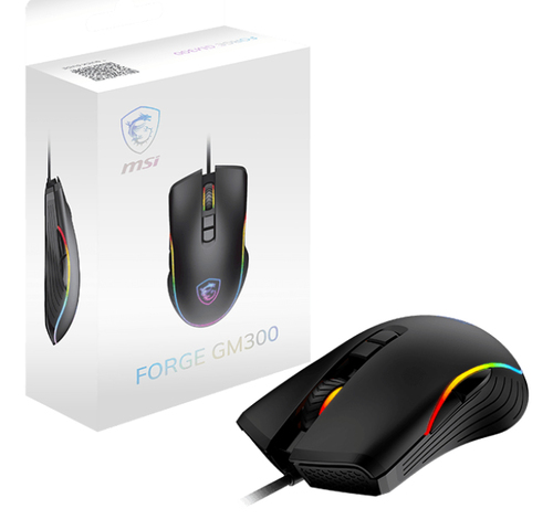 824142348635 MOUSE OPTICO MSI FORCE GM300 USB 7200 DPI 7 BOTONES COLOR NEGRO 