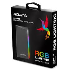 842243025934 ENCLOSURE ADATA RGB M.2 PCI SSD USB 3.2 