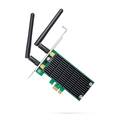 810142824101 TARJETA DE RED INALAMBRICA TP-LINK ARCHER T4E PCI EXPRESS WI-FI 5 NEGRO, VERDE