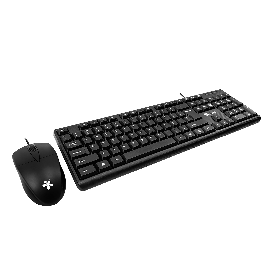 7503030903455 KID TECLADO Y MOUSE STYLOS STPKTM4B USB COLOR NEGRO 