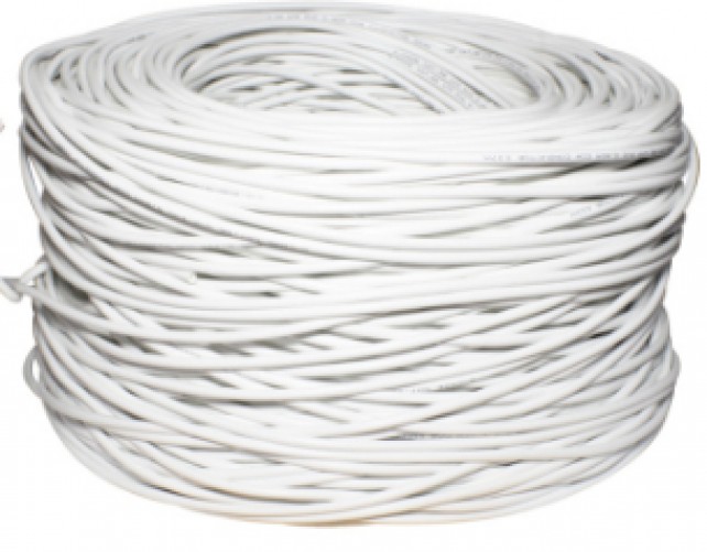 723707982997Bobina De Cable Xcase Cat6 Utp, 305 Metros, Blanco