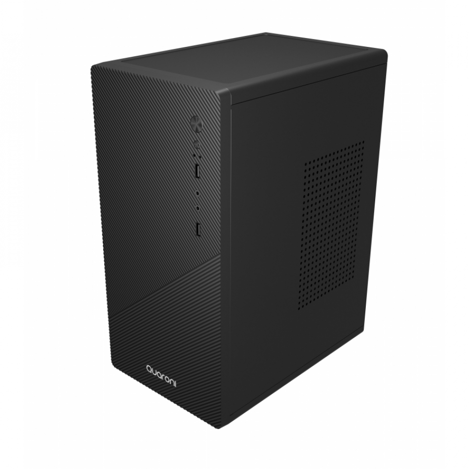 7500647007293 GABINETE MICRO TORRE QUARONI MICRO ATX MINI ITX 2 USB 2.0 FRONT ZIGZAG FUENTE 500W W 1 VENTILADOR INCLUIDO NEGRO