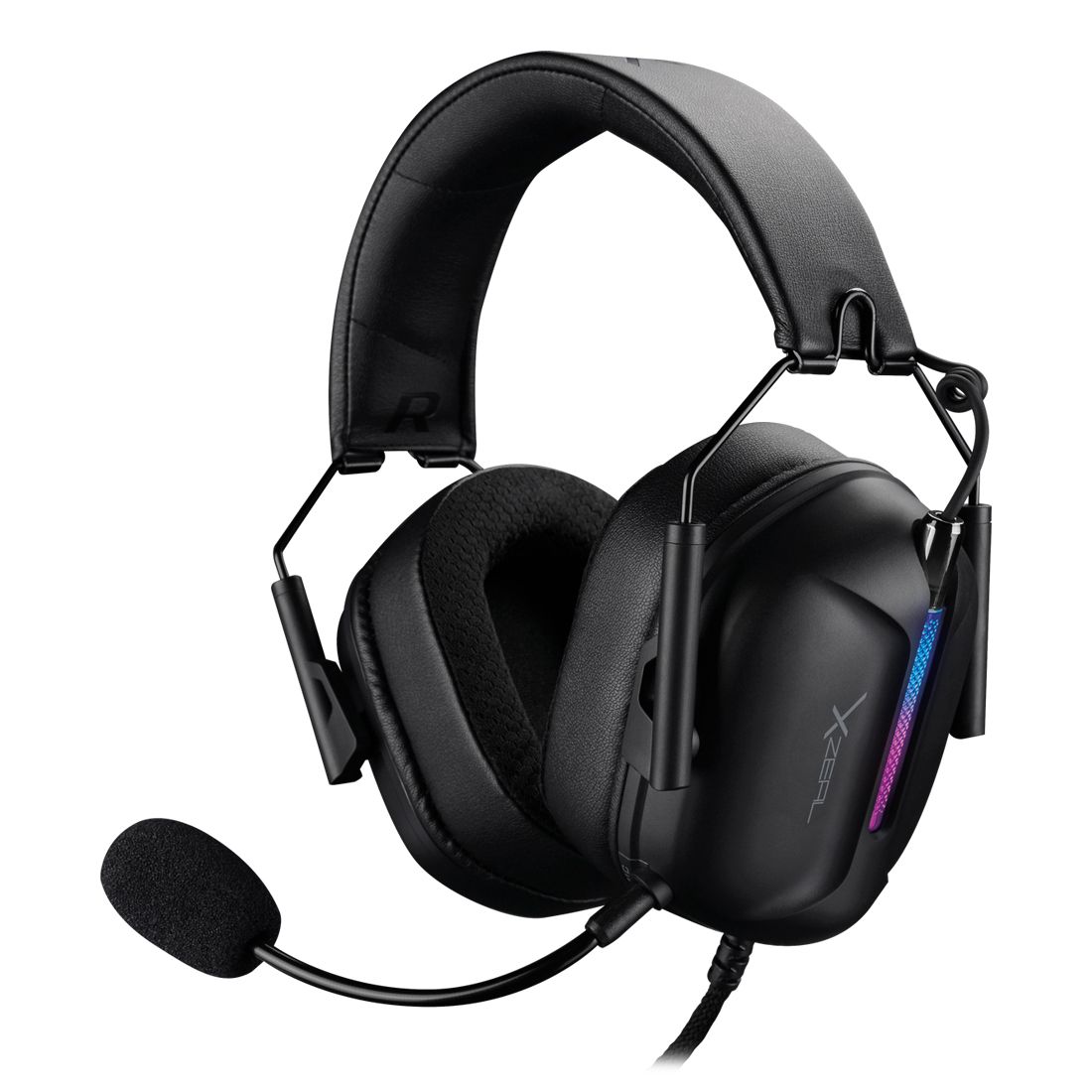 7503041018377 DIADEMA XZEAL RGB CONECTOR 3.5MM MICROFONO DESMONTABLE NEGRO