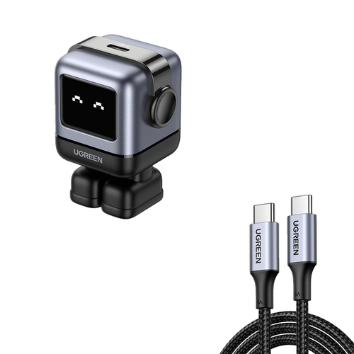 6941876277162 CARGADOR MINI UGREEN UNO 30W GAN USB-C CARGA RAPIDA NEGROGRIS