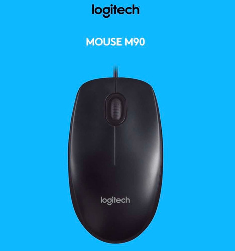 097855102355 MOUSE OPTICO LOGITECH M90 USB 2.0 NEGRO