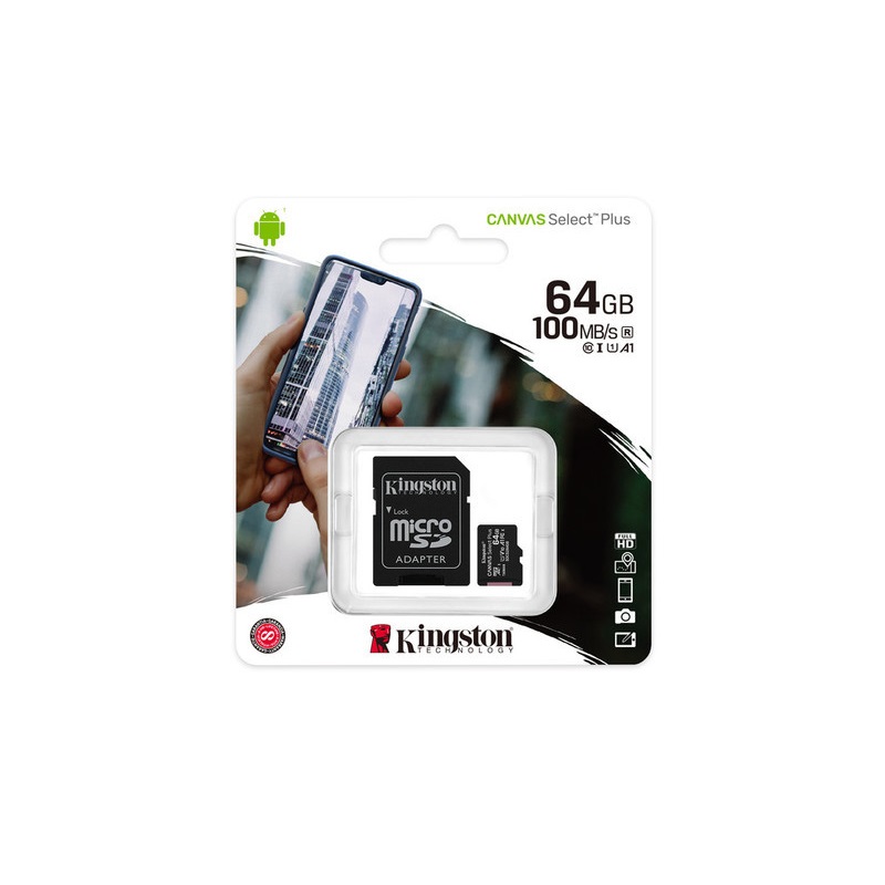 740617298697 MEMORIA MICRO SDXC 100R A1 CL10 KINGSTON 64GB 
