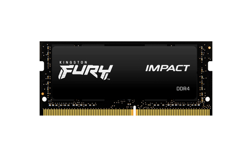 740617318449  MEMORIA RAM SODIMM PARA LAPTOP KINGSTON TECHNOLOGY FURY IMPACT 8GB, 3200MHZ , DDR4, CL20,NEGRO