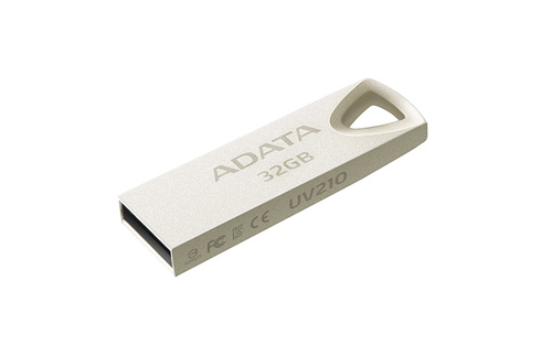 4712366965843 Memoria Usb 2.0 Adata Uv210, 32gb, Metalica, Color Plata