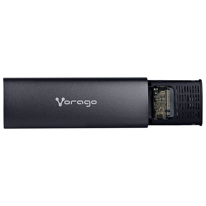 7503038925398 ENCLOSURE VORAGO M.2 SATA NVME SSD TIPO C GRIS SD-400